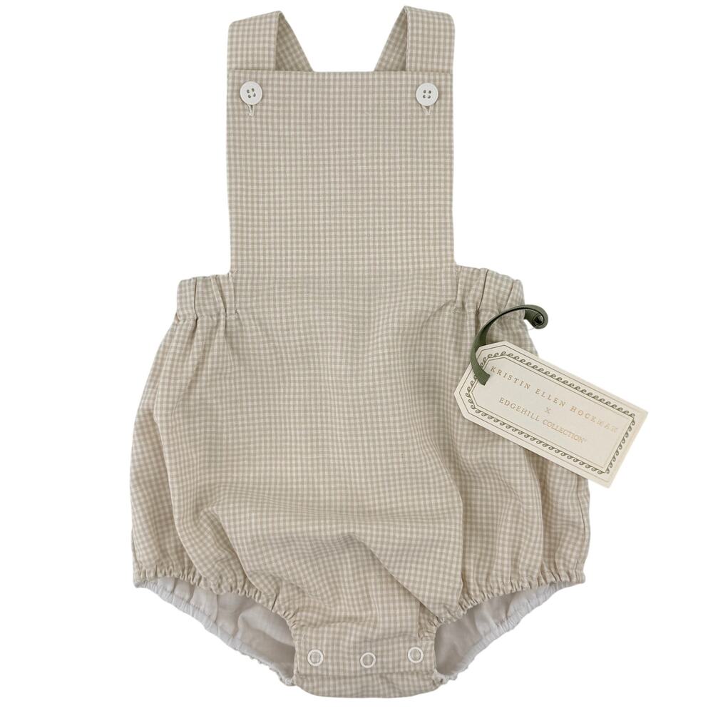 Edgehill Collection Kristin Ellen Hockman Alfie Sunsuit Bubble Romper Boy Sz 9M